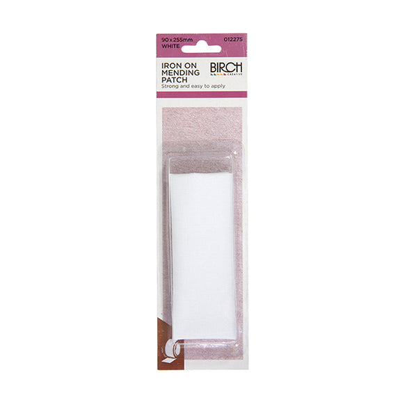 Birch Iron On Mending Patch, White – Lincraft