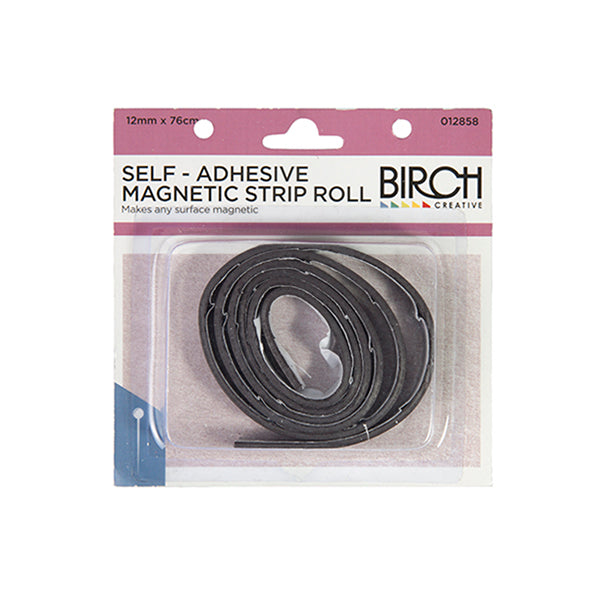 Birch Magnetic Strip Roll, Black- 76cm