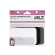 Birch Iron On Menders, Assorted Colours- 8pk