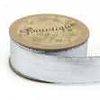 Bowtique Decorative Ribbon, Silver Metallic- 25mm x 5m