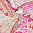Cotton Duck Fabric, Pink Marble- Width 140cm
