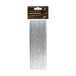 Metallic Party Paper Straw, Silver- 20pk