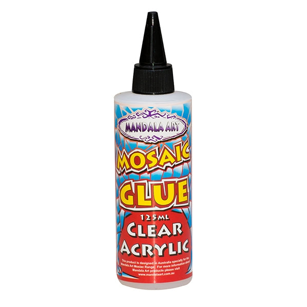 Mandala Art Mosaic Acrylic Glue, Clear- 125ml