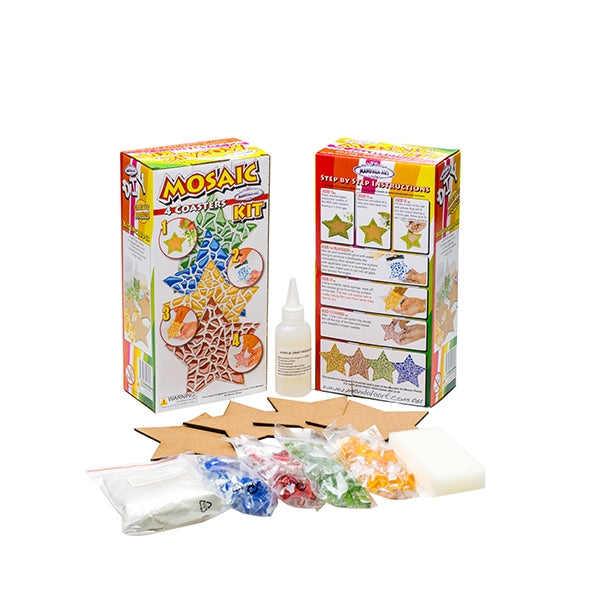 Mandala Art Mosaic Kit- Star-Shaped Coasters