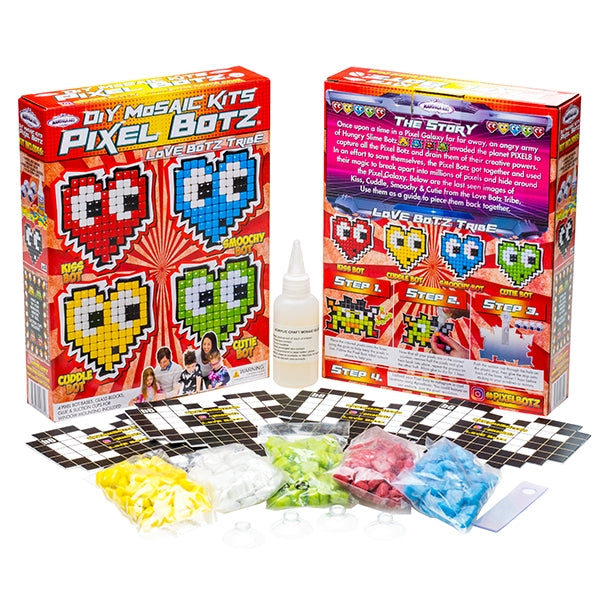 Mosaic Kit Pixel Botz- Love Botz