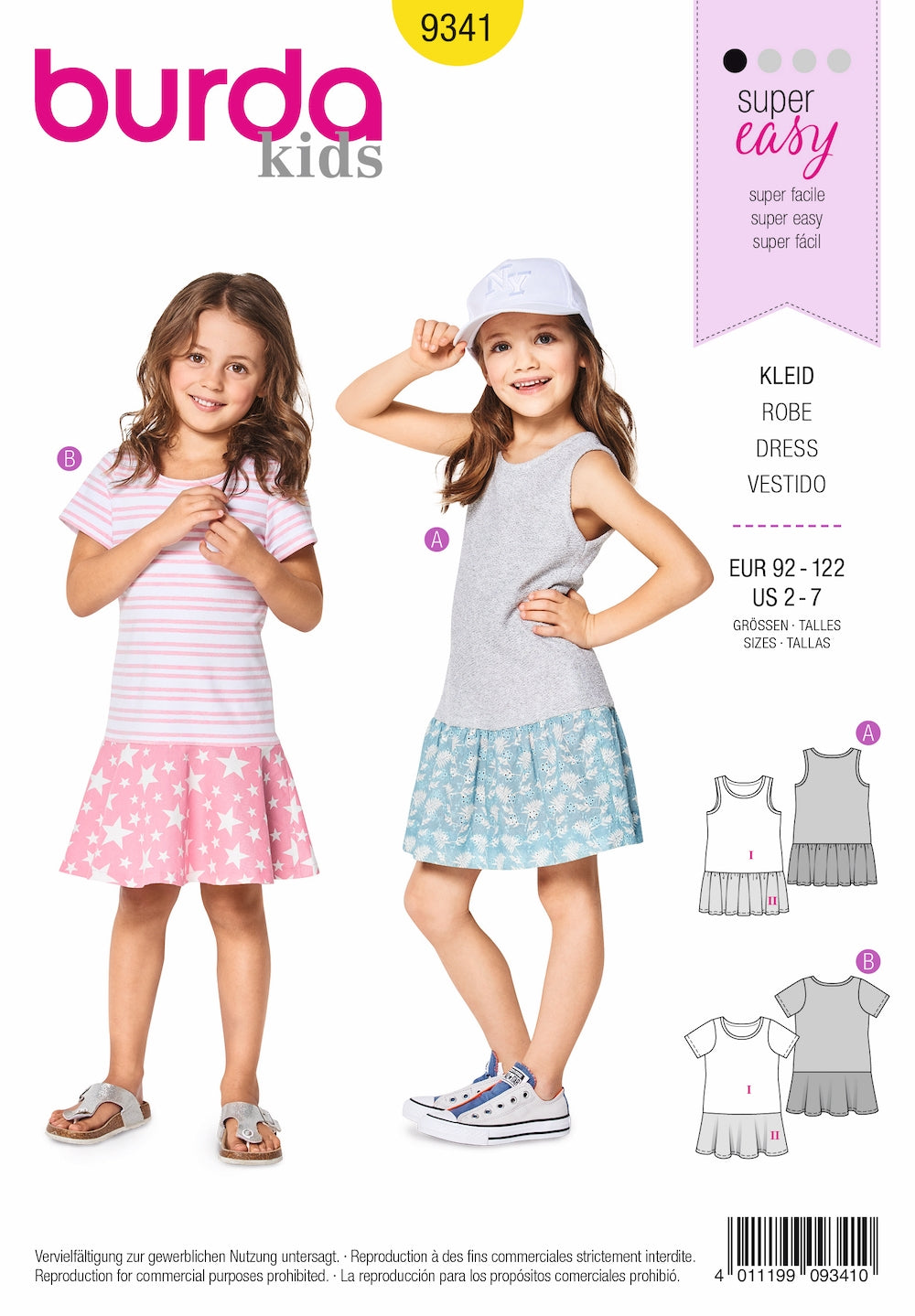 Burda Pattern 9341 (2-7)