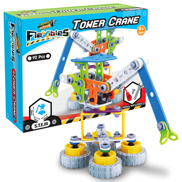 Construct It Flexibles, Tower Crane- 92pc