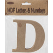 MDF Letter D- 10.5 x 1.5cm