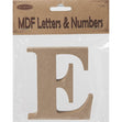 MDF Letter E- 10.5 x 1.5cm