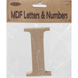 MDF Letter I- 10.5 x 1.5cm