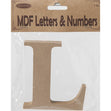 MDF Letter L- 10.5 x 1.5cm
