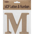MDF Letter M- 10.5 x 1.5cm