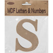 MDF Letter S- 10.5 x 1.5cm