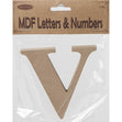 MDF Letter V- 10.5 x 1.5cm