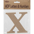 MDF Letter X- 10.5 x 1.5cm