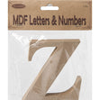 MDF Letter Z- 10.5 x 1.5cm