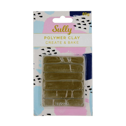 Sully Polymer Clay, Khaki- 60g