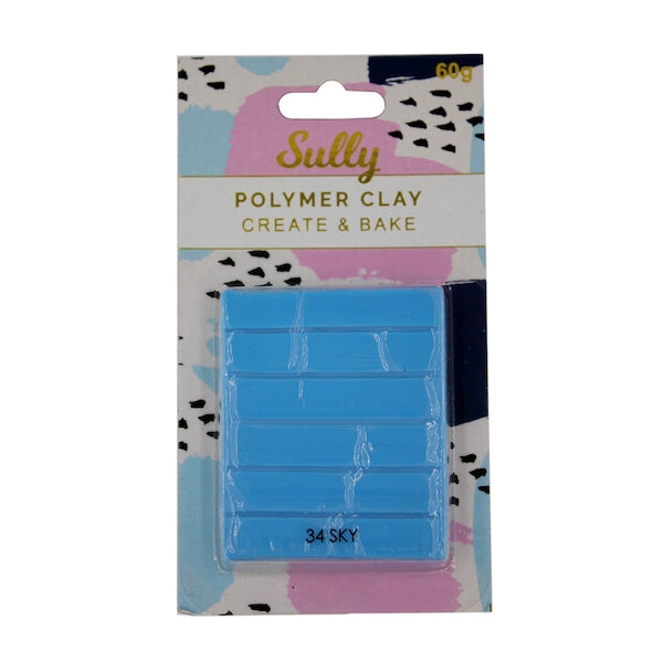 Sully Polymer Clay, Sky- 60g