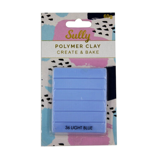 Sully Polymer Clay, Light Blue- 60g