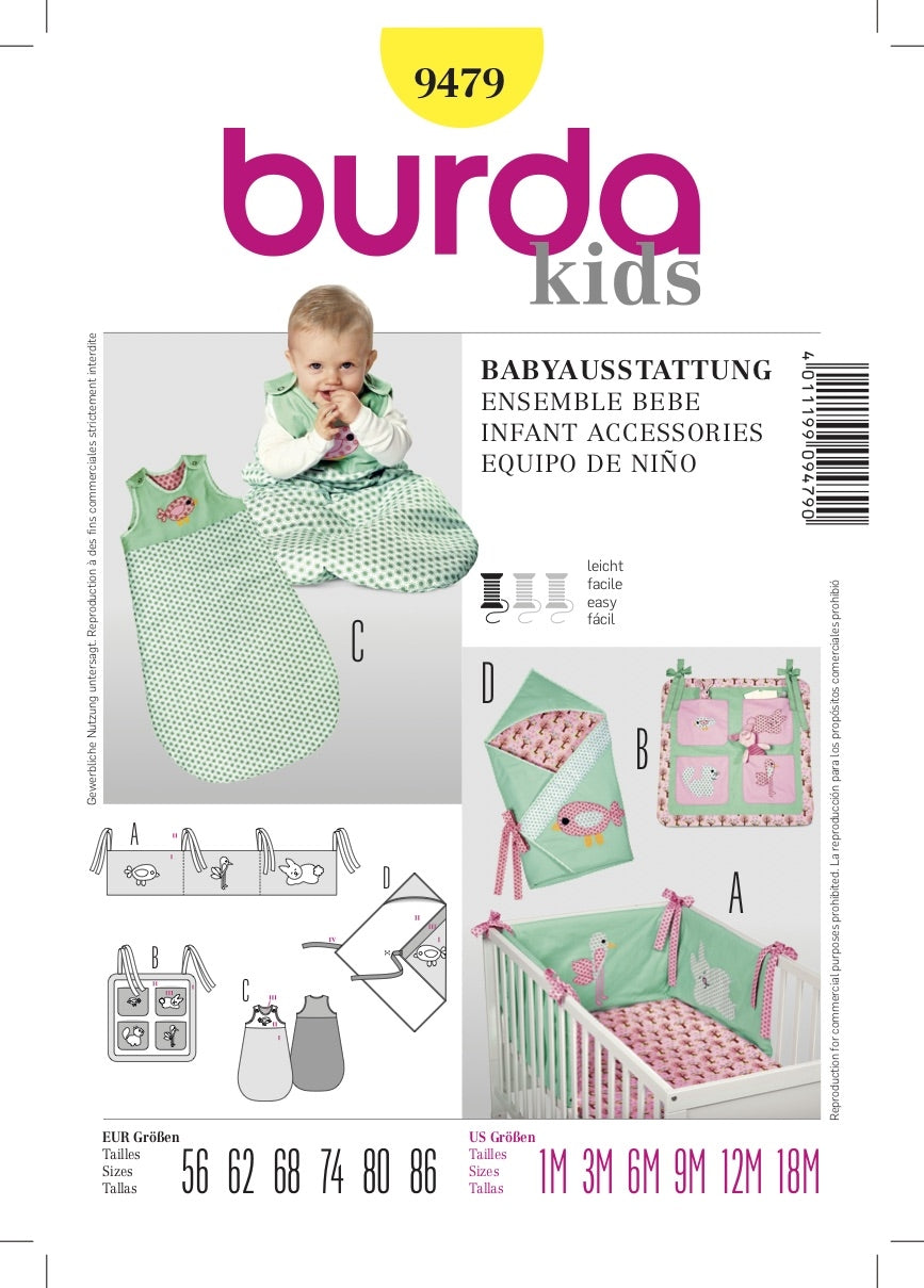 Burda Pattern 9479 (1M-18M)