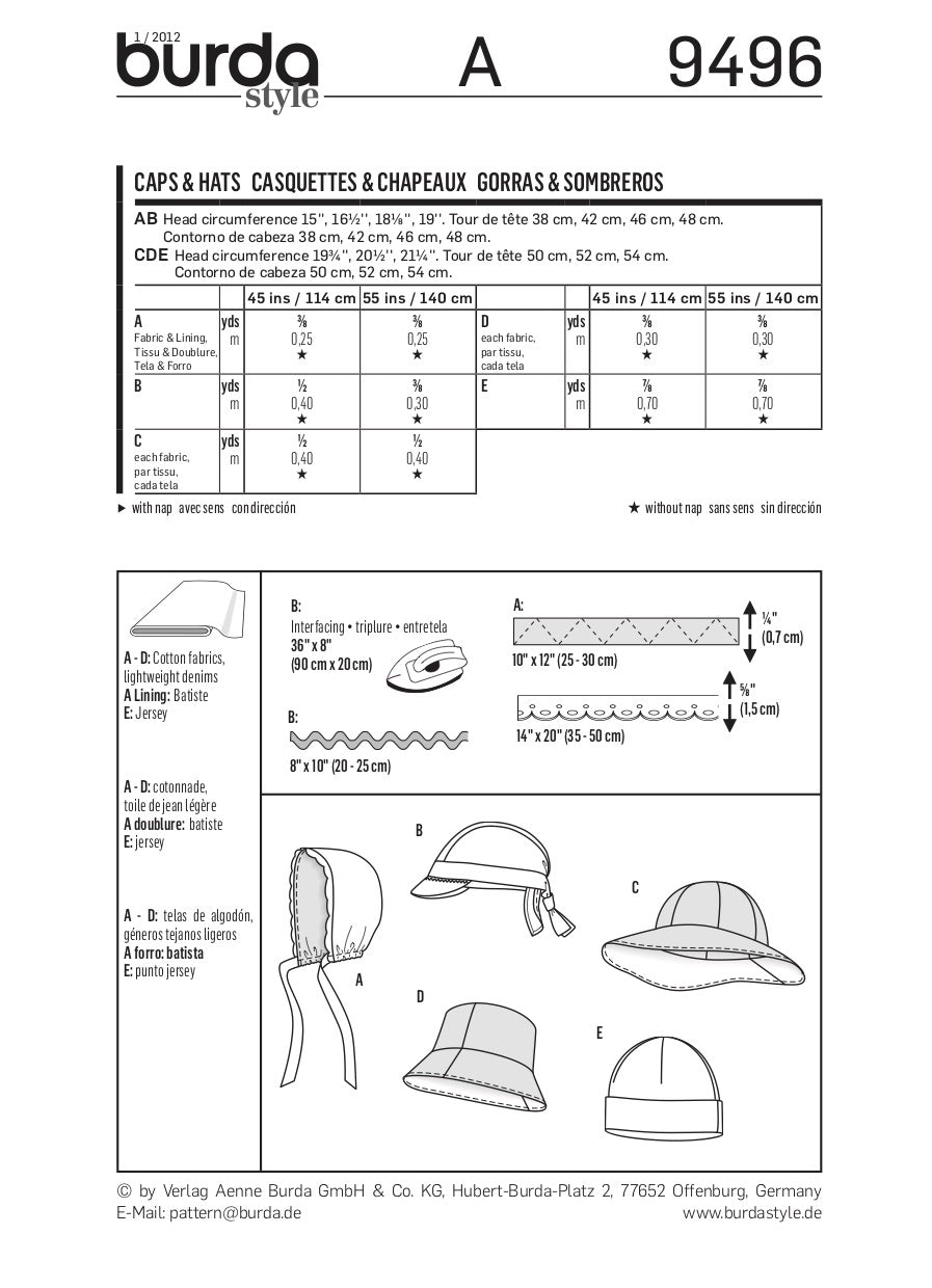 Burda Pattern 9496 (12-22)