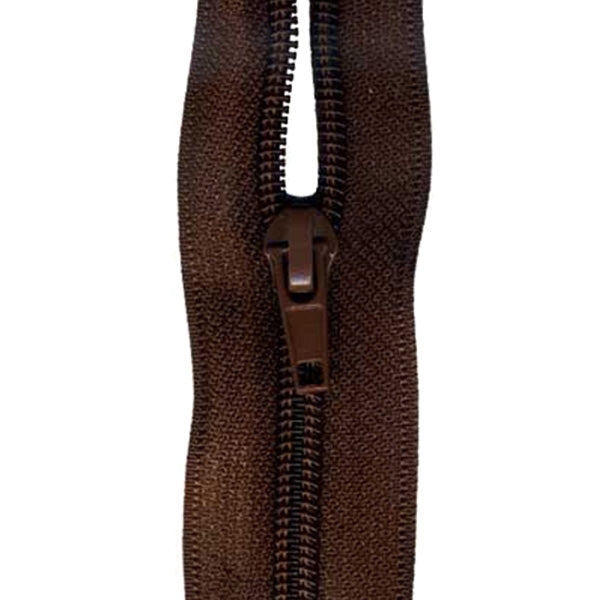 Sullivans Zip Continuous, Brown- 5 mm