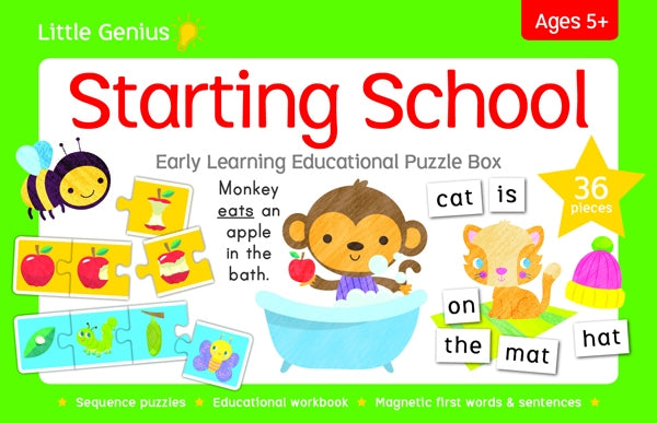 Little Genius Learning Box, Starting School Book- 24pages