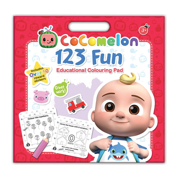 Cocomelon Education Colouring Pad, 123