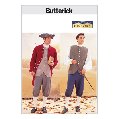 Butterick Pattern B3072 Historical Costume (Coat, Vest, Shirt, Pants and Hat)