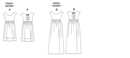  Butterick Pattern B5456 Misses'/Misses' Petite Dress