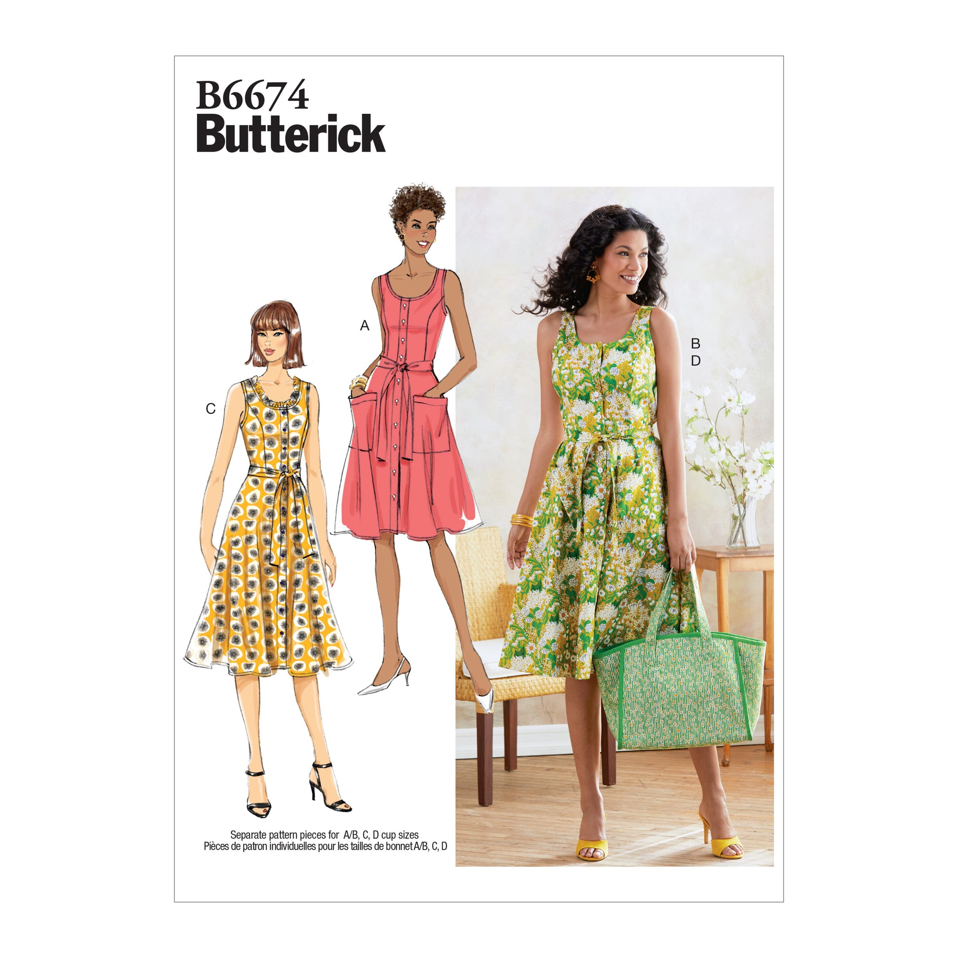 Butterick Pattern B6674 Misses Dress