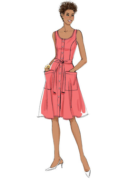 Butterick Pattern B6674 Misses Dress