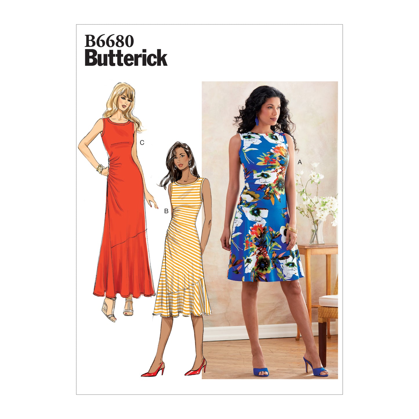 Butterick Pattern B6680 Misses Dress