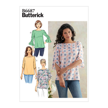 Butterick Pattern B6687 Misses Top / Vest