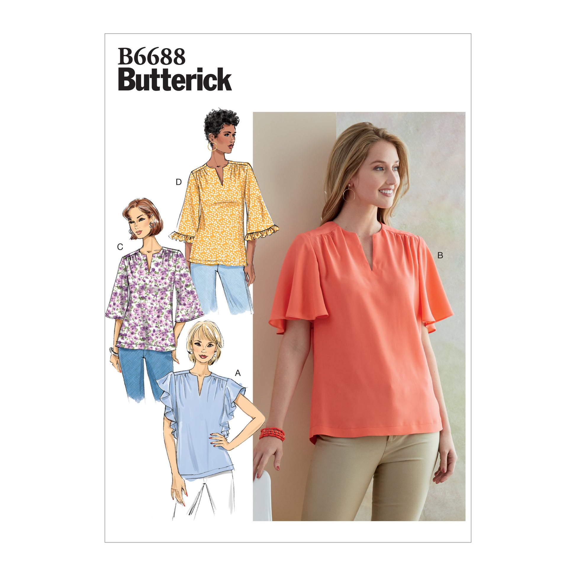 Butterick Pattern B6688 Misses Top / Vest