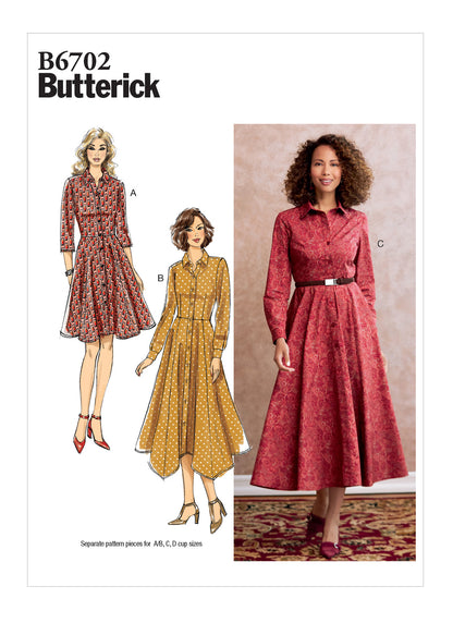 Butterick Pattern B6702 Misses Dress