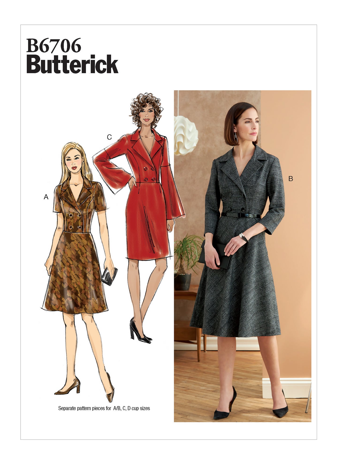 Butterick Pattern B6706 Misses Dress