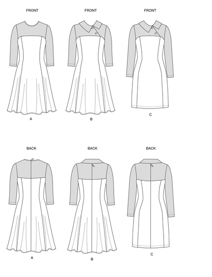 Butterick Pattern B6707 Misses/Plus Dress