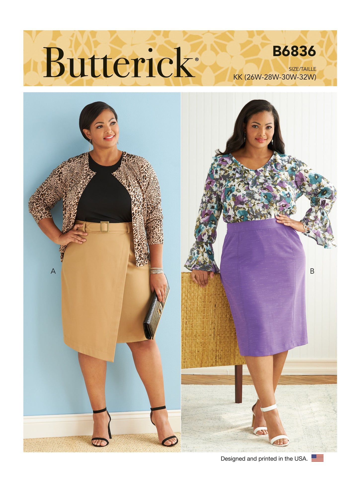 Butterick Pattern B6836 Women's Skirt  &  Belt