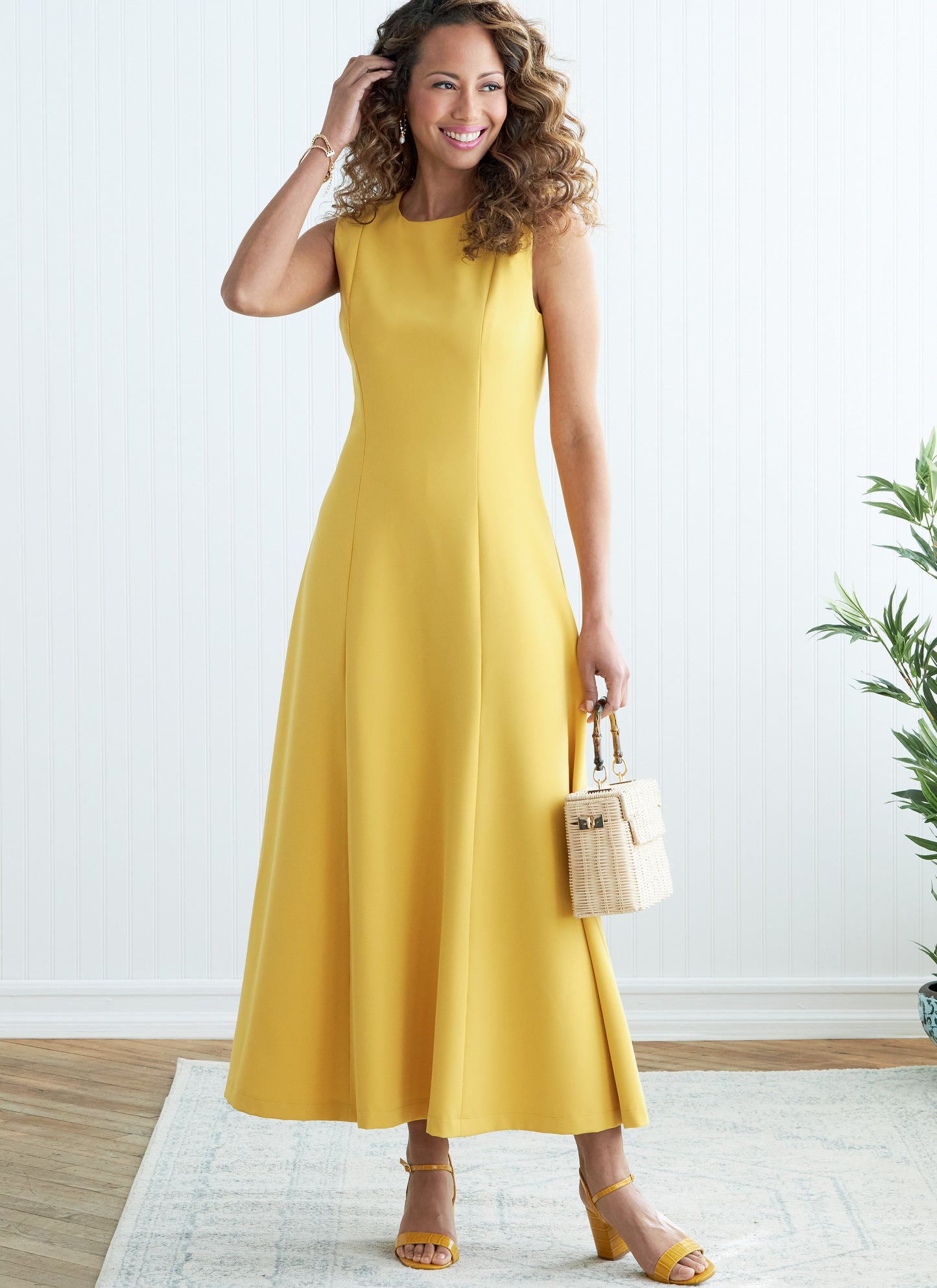 Butterick Pattern B6850 Misses' Jewel or V-Neck Fit  &  Flare Dresses
