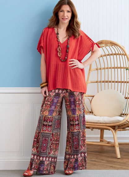 Butterick Pattern B6853 Misses' V-Neck Pullover Tunic  &  Dresses