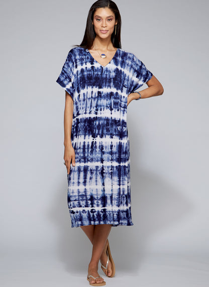 Butterick Pattern B6853 Misses' V-Neck Pullover Tunic  &  Dresses