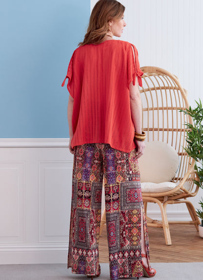 Butterick Pattern B6853 Misses' V-Neck Pullover Tunic  &  Dresses
