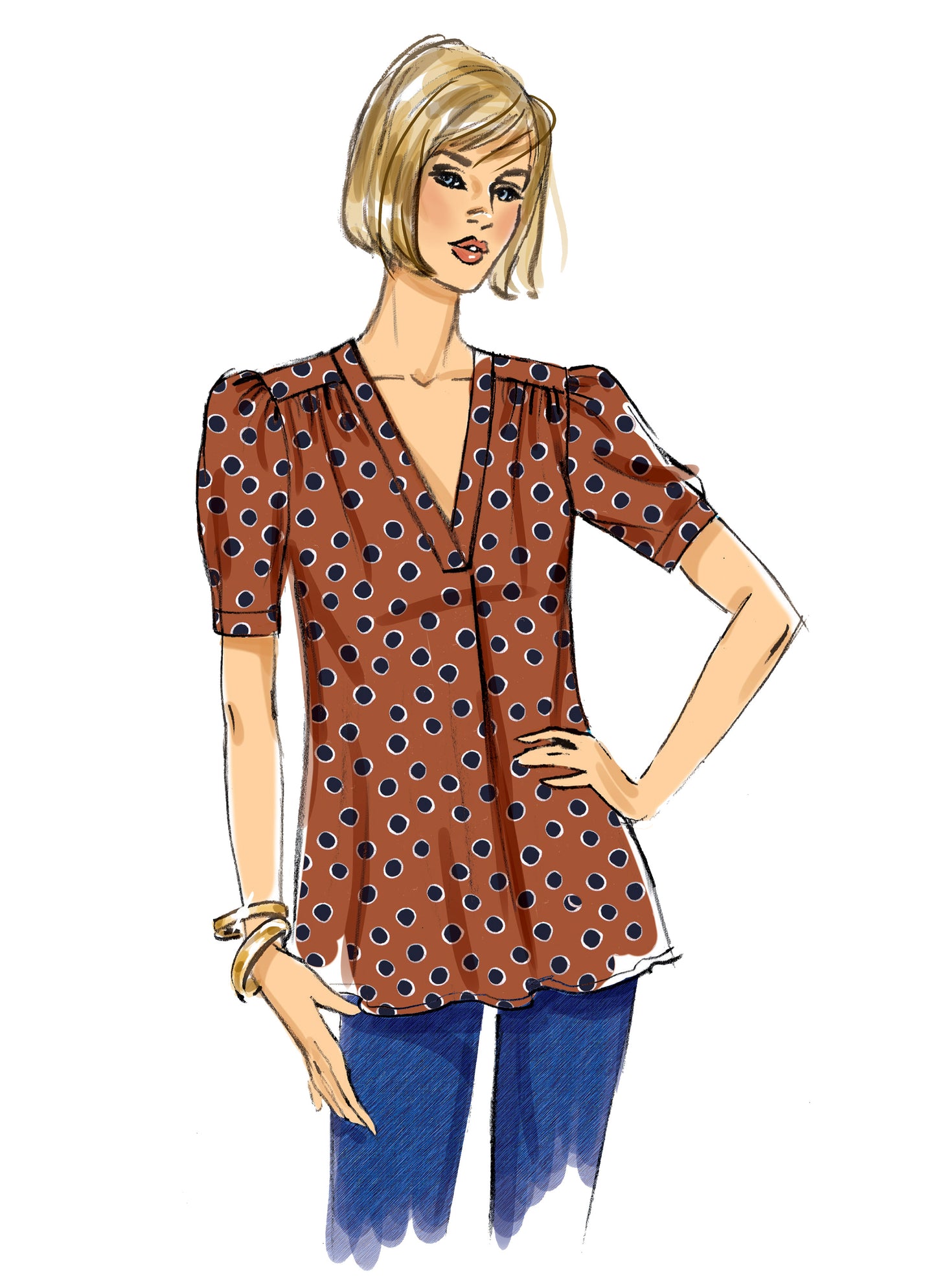 Butterick Pattern B6855 Misses' Top