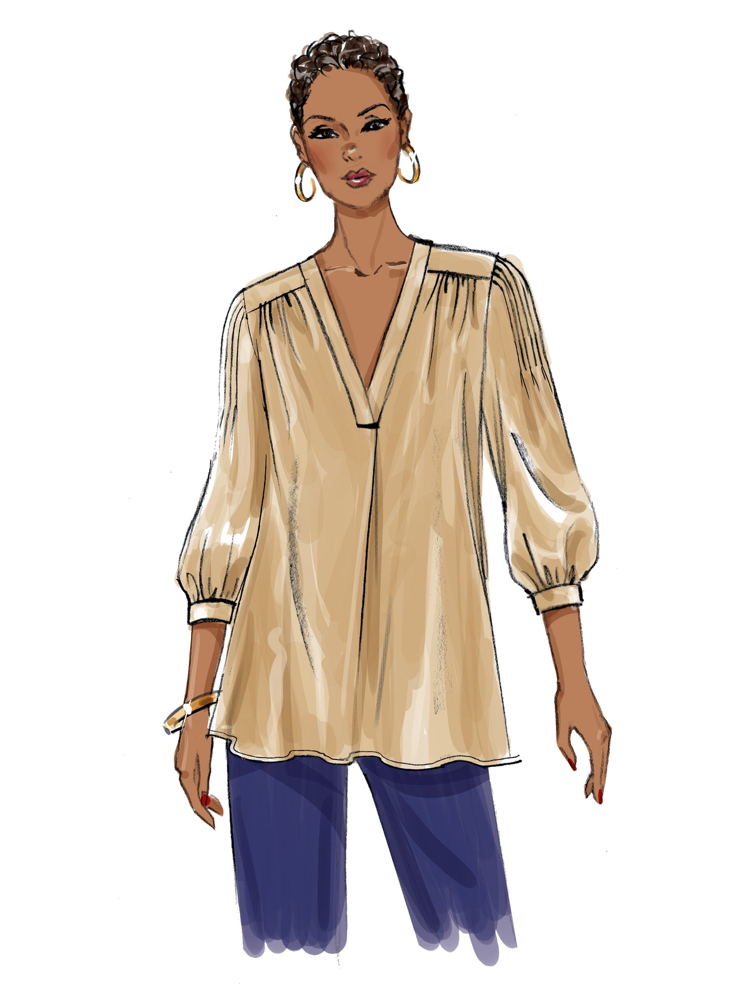 Butterick Pattern B6855 Misses' Top