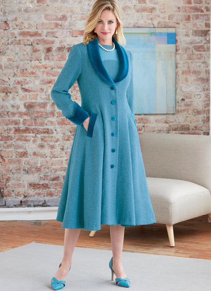 Butterick Pattern B6868 Misses' and Women's Coat and Dress