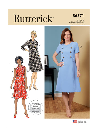 Butterick Pattern B6871 Misses' Dress