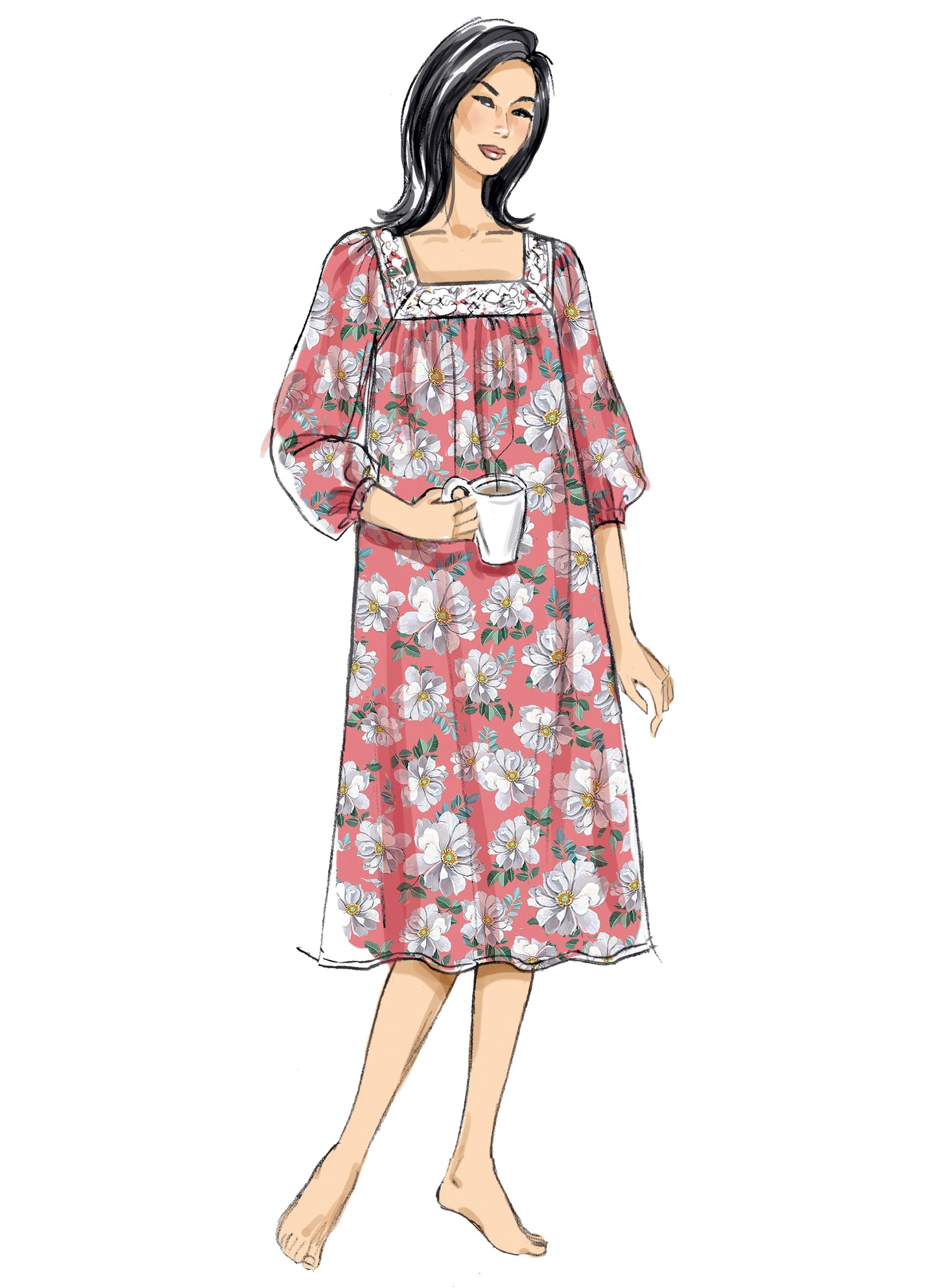 Butterick Pattern B6883 Misses' Top Nightgowns and Shorts