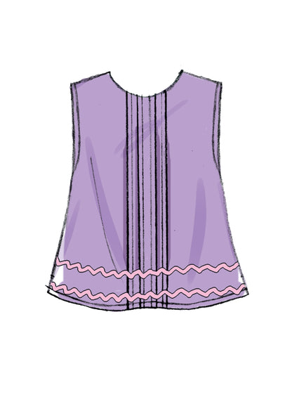Butterick Pattern B6884 Infants Top and Panties