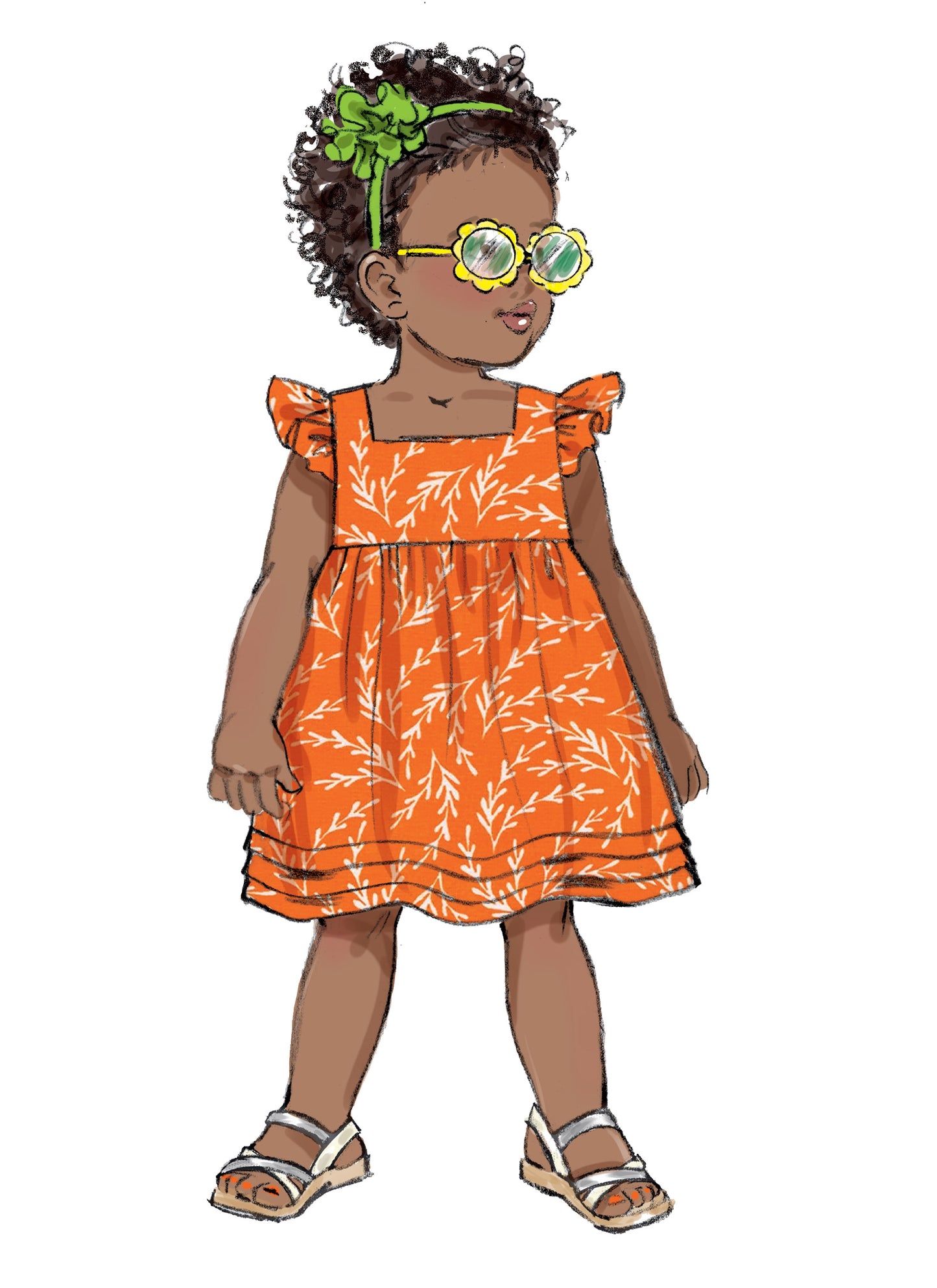 Butterick Pattern B6885 Toddlers' Dress